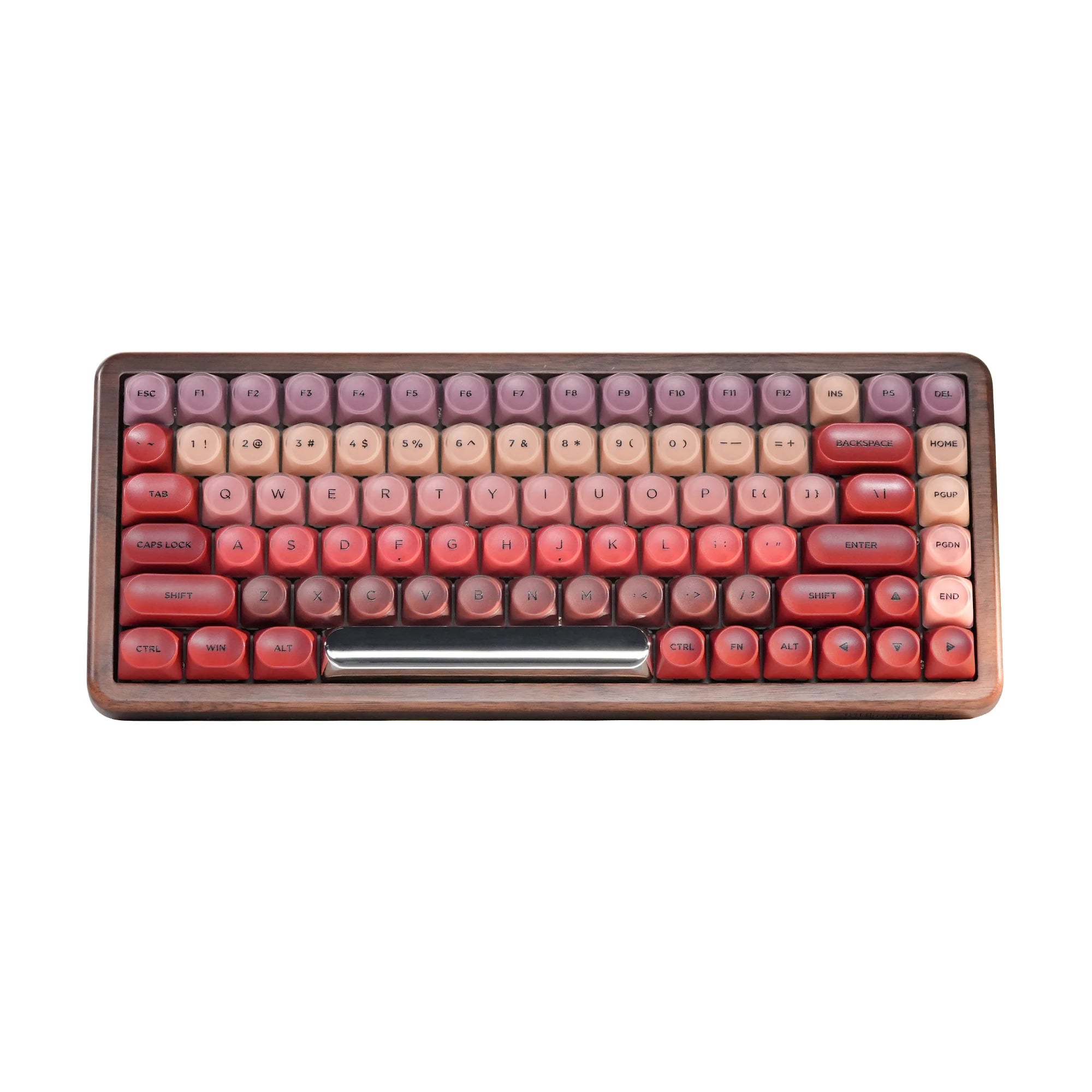 Womier WD75 V2 75% Keyboard with QMK/VIA Wood Gaming Keyboard Tri-Mode Wireless Mechanical Custom Key Board RGB Hot Swappable