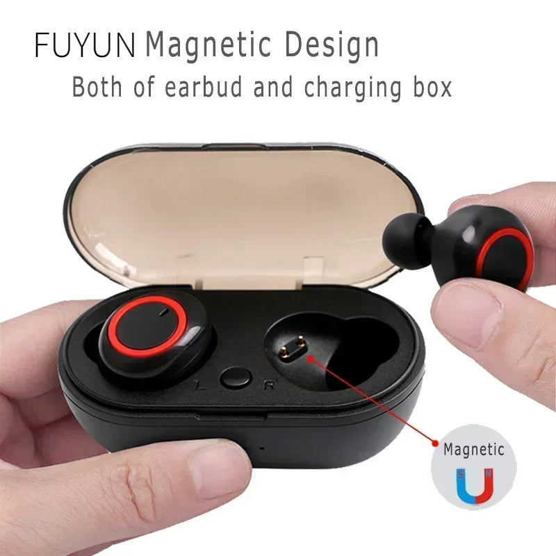TWS Wireless Headphone V5.0 Earphone Bluetooth headphones Sport Stereo Waterproof Earbuds Headsets With Mic For Smartphones