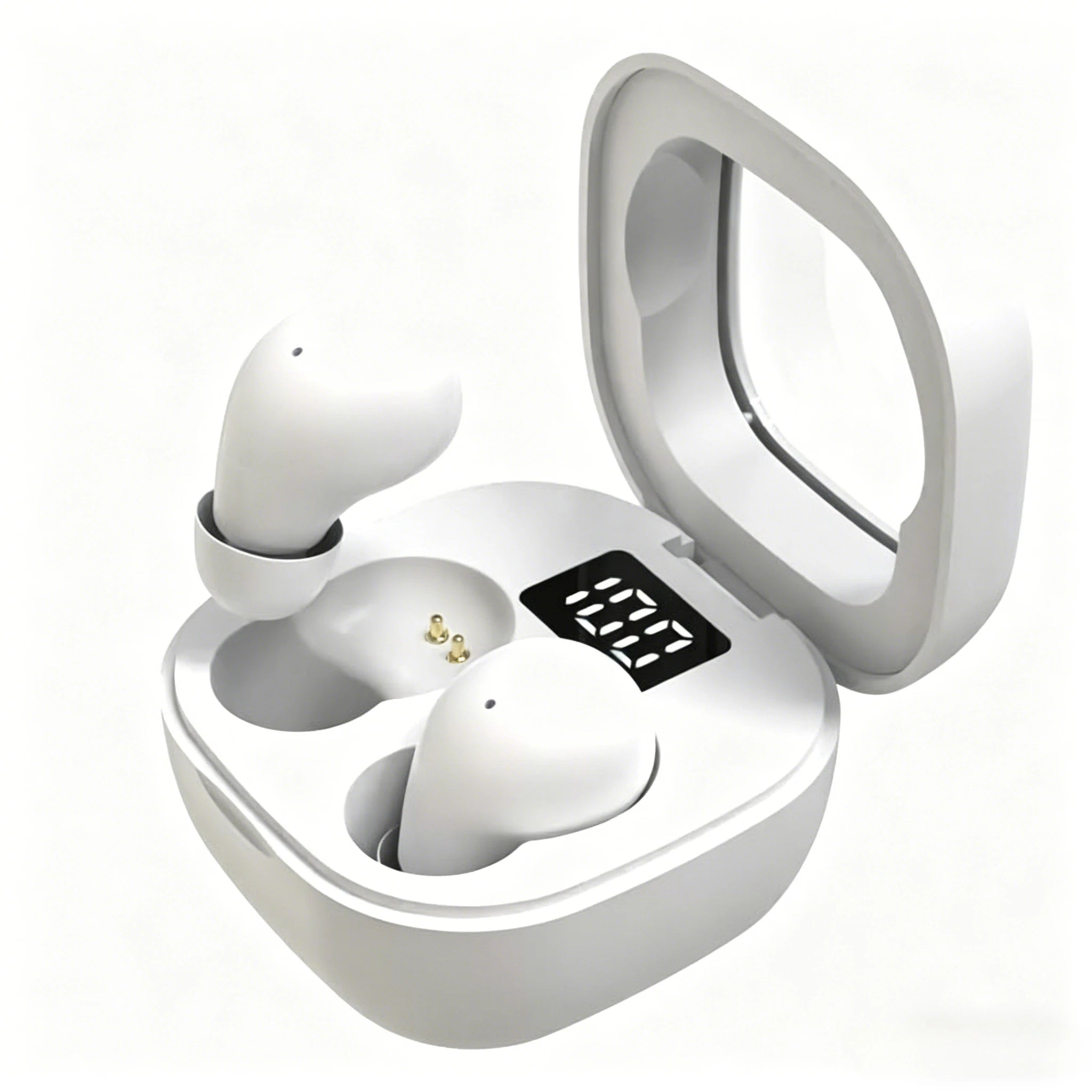 SK19 Mini Invisible Earphones TWS Earbuds Bluetooth 5.3 Wireless Headphone HIFI Stereo Sound Noise Reduction Built-in Microphone