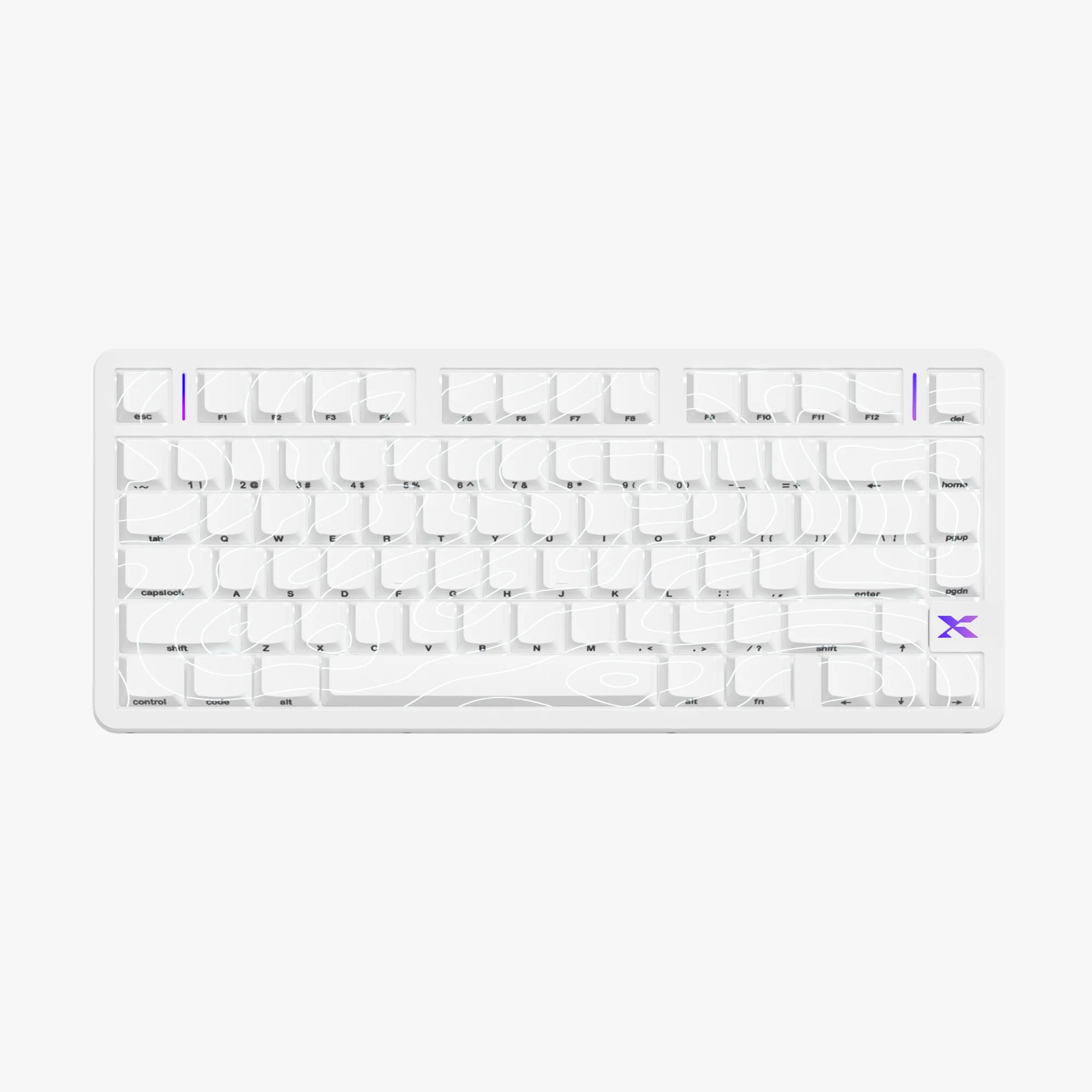 XVX L75 Air Low Profile Wireless RGB Mechanical Keyboard with IMD-TECH Keycaps Ultra Thin Body Backlit Light Transmission