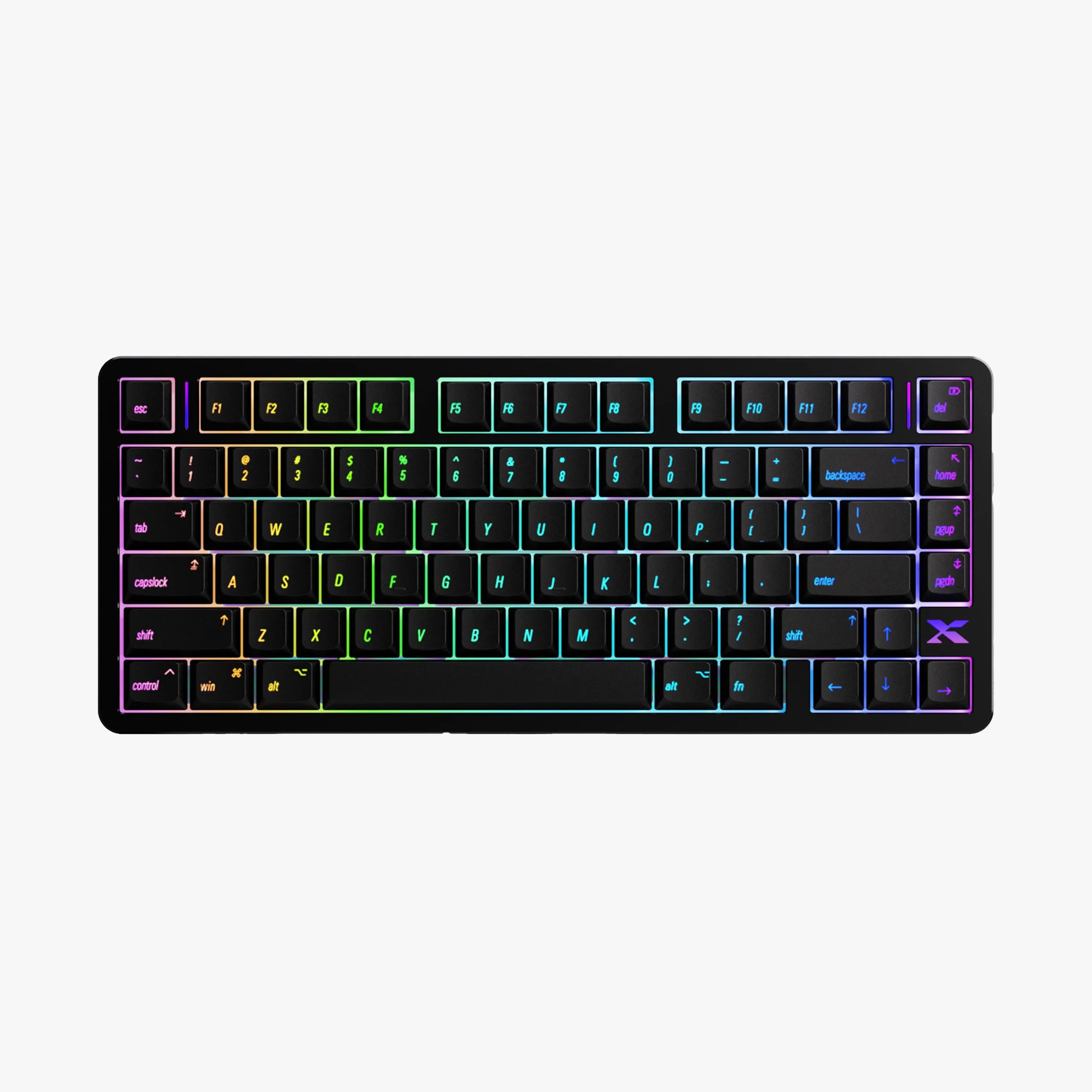 XVX L75 Air Low Profile Wireless RGB Mechanical Keyboard with IMD-TECH Keycaps Ultra Thin Body Backlit Light Transmission